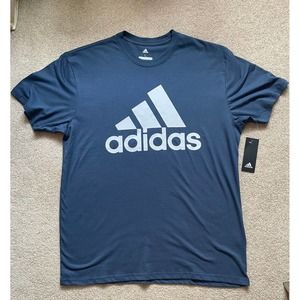 Adidas Golf Dark Blue Short Sleeve Graphic Tee T-Shirt Men's Large NWT